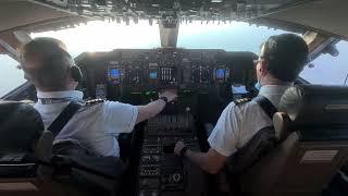 BOEING 747 TAKEOFF FROM INDIA  DELHI.  Indira Gandhi International Airport VIDP