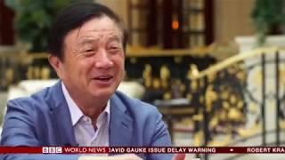 Huawei's founder speaks to BBC