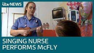 Singing nurse performs McFly to patients at Great Ormond Street | ITV News