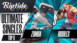 Zomba (R.O.B.) vs Riddles (Terry) - Riptide 2024 - Ultimate Singles - Losers Round 1