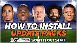 HOW TO UPDATE GRAPHICS ON FM24 - Football Manager 2024 Graphics Installation Guide