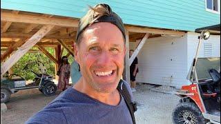 New House build at Secret Beach Belize