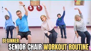 Chair Workout For Seniors Over 60 | Easy Full Body Seated Exercise Routine For Beginners