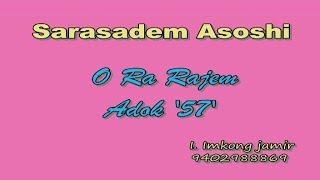 Sarasadem Asoshi "O Ra Rejem" Adok '57' (Quote in Ao) I. Imkong Jamir, Missionary