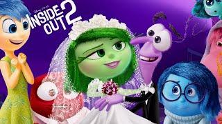 Inside out 2 Movie. The Wedding of Fear and Disgust. The New Emotions are celebrating with them