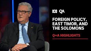 Alexander Downer on Australia's Spy Agencies | Q+A