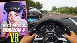 Forza Horizon 4 In VIRTUAL REALITY! (+ Wheel!)