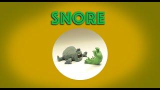 SNORE - STOPMOTION ANIMATION #animation #waaber
