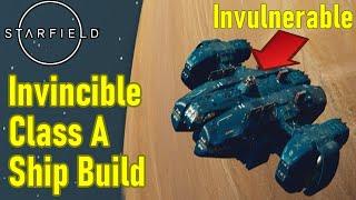INVINCIBLE class A ship that wins ANY battle, fastest Starfield ship building guide, best ship build