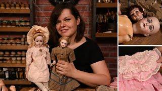 Unboxing my Christmas Bru doll! And many more antique finds)