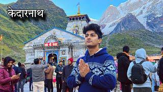 Finally kedarnath temple pahuch hi gaye 