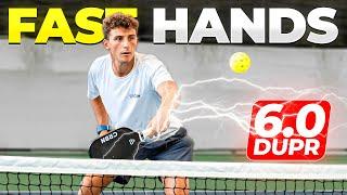 How ANYONE Can Get Fast Hands in Pickleball (6.0 DUPR)