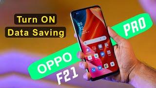 Oppo F21 Pro: How to Save Mobile Data | Oppo F21 Pro me Data Saver Kaise ON Kare