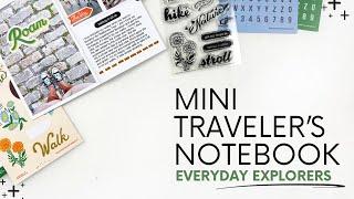 Mini Traveler's Notebook Process 2024 | Everyday Explorers September Kit