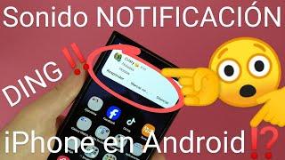  Como PONER SONIDO de NOTIFICACIÓN de iPHONE en ANDROID FÁCIL y RÁPIDO