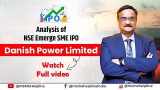 SME IPO Danish Power Limited :: Detailed Analysis