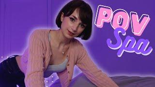 ASMR | POV Spa Roleplay  facial, ear massage, body massage