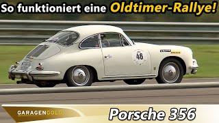 Unterwegs im Sportwagen-Klassiker Porsche 356: So läuft eine Oldtimer-Rallye ab! | Garagengold