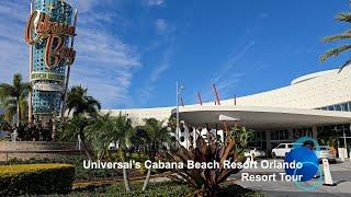 Universals Cabana Bay Beach Resort Orlando. Resort Tour.