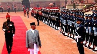 PM KP Sharma Oli royal visit to india videos by Nepal Television