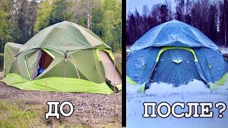 ПАЛАТКА ПРОСТОЯЛА 1 ГОД НА БЕРЕГУ! Что с ней СТАЛО?! Весенняя Рыбалка на поплавок.
