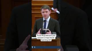Texas Republicans just passed a major book banning bill