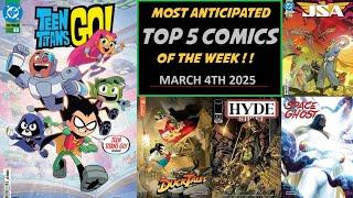 Top 5 Most Anticipated New Comic Books | 3-4-25