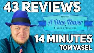 43 Reviews in 14 Minutes - with Tom Vasel