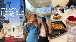 *overnight* school trip HOSA SLC 2024 vlog | junior year 🩺