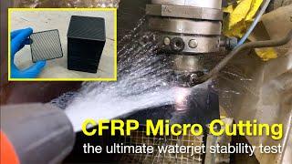CFRP Laser Micro Cutting - The ultimate waterjet laser robustness test