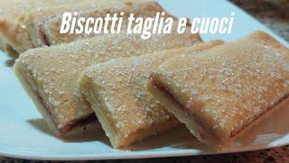 Biscotti TAGLIA e CUOCI con frolla all'olio semplici, e per tutti i gusti -ricetta FACILE e VELOCE