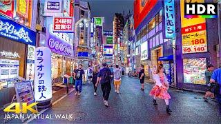 Tokyo Shinjuku, Yoyogi Rainy Night Walk, Japan • 4K HDR