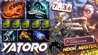 YATORO PUDGE - Hook Master - Dota 2 Pro Gameplay [Watch & Learn]