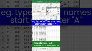 Simple hack to copy data conditionally in Excel