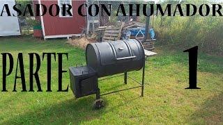 haciendo un asador con ahumador parte 1 empesando el ahumador (smoker)