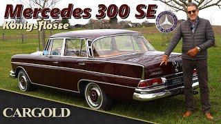 Mercedes 300 SE, 1964, the "king's fin": air suspension, automatic transmission and the aluminum ...