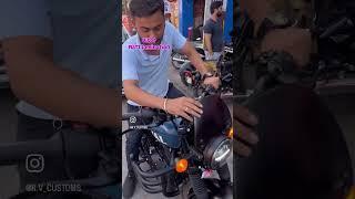 Royal Enfield hunter accessories available in Ghaziabad || contact- 9582788969 || bullet modified
