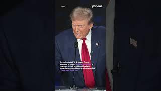 What Donald Trump allegedly said to Kamala Harris at the 9/11 Memorial | Yahoo Australia