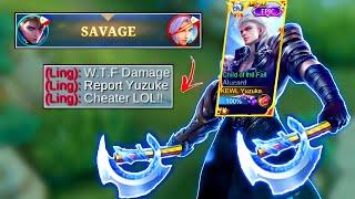 GLOBAL ALUCARD FULL DAMAGE BUILD *1 Hit* + *Savage* (ENEMY CALLED ME CHEATER) - HIGH RANK GAMEPLAY!!