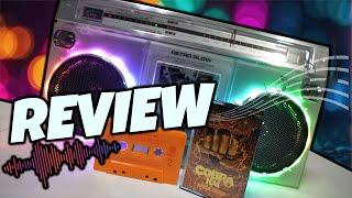 Ion Retro Glow Boombox Speaker Review - A Blast From The Past!