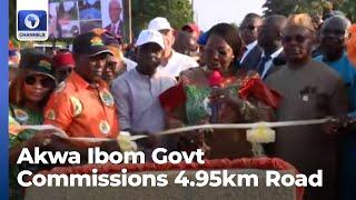 Akwa Ibom Govt Commissions 4.95km Ekparakwa-Ntak Ibesit Road | Live