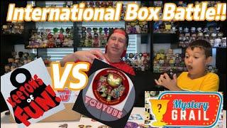 International Mystery Grail Box Battle! KeeTons Of Fun VS Wayne Deacon! #mysterygrail #funko #battle