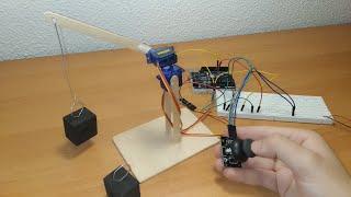 GRUA con ARDUINO || PROYECTO con servomotores || Para principiantes [Explicado paso a paso]