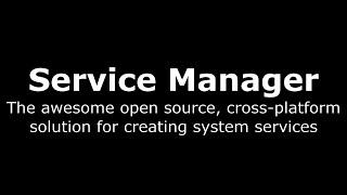 Introduction to Service Manager