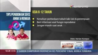 Tips Pendidikan Seks Anak & Remaja -  Kompas Siang 8 November 2013
