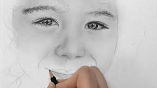 Realistic portrait drawing tutorial