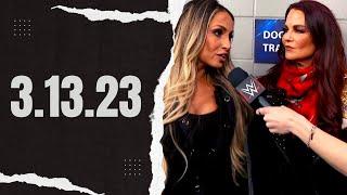 WWE Raw -  03.13.23 - Trish Stratus, Lita, Becky Backstage Segment
