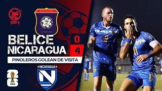 NICARAGUA 4 VS 0 BELICE ELIMINATORIAS MUNDIALISTAS CONCACAF GOLEADA PINOLERA