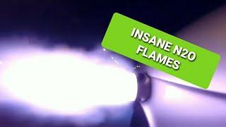 Insane Nitrous Flames GoPro View