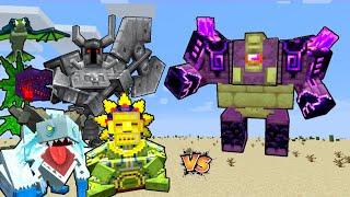 Ender Guardian Vs Mowzie's Mobs Monsters in Minecraft